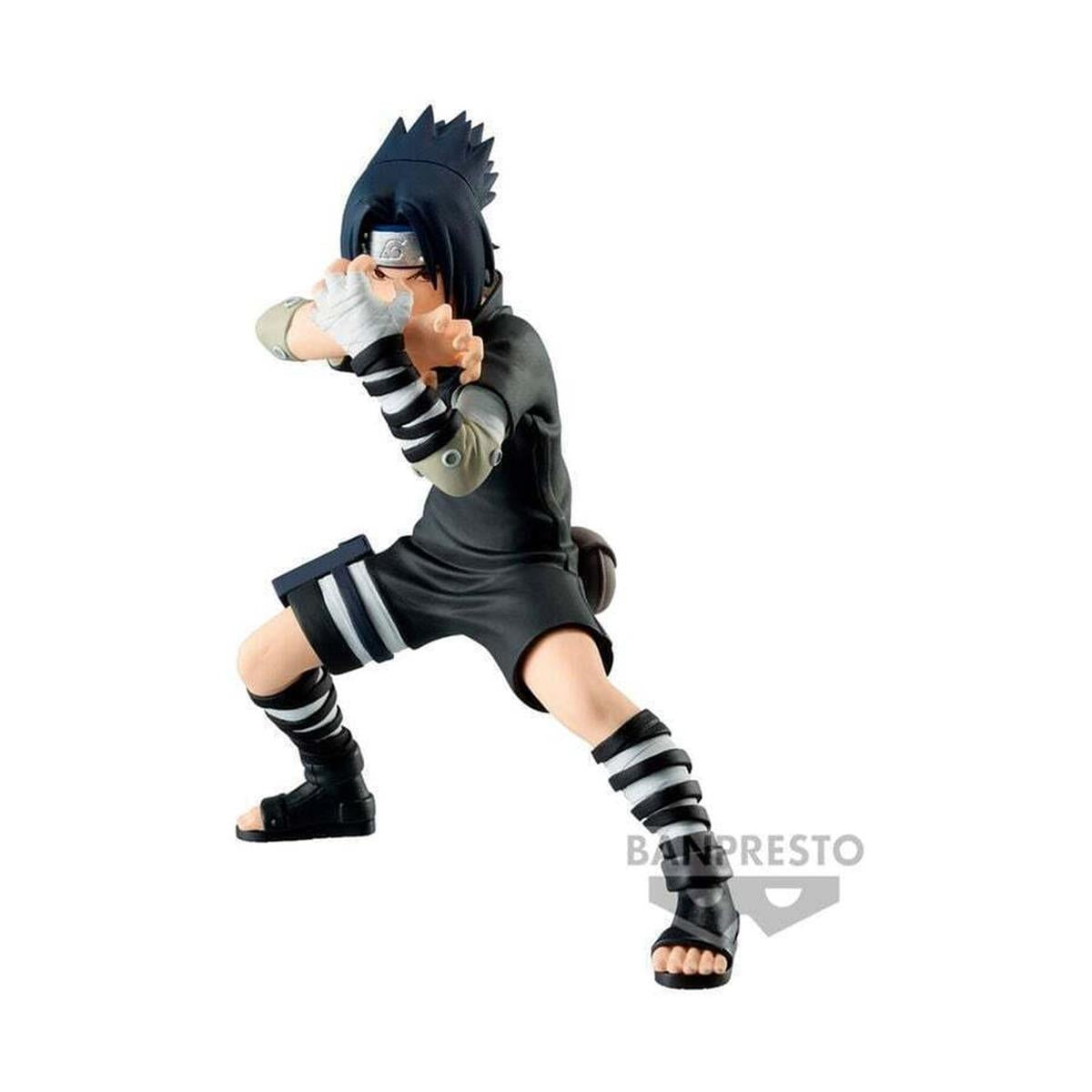 🌌🗡️ Banpresto Vibration Stars: Naruto – Uchiha Sasuke Statue (14cm)
