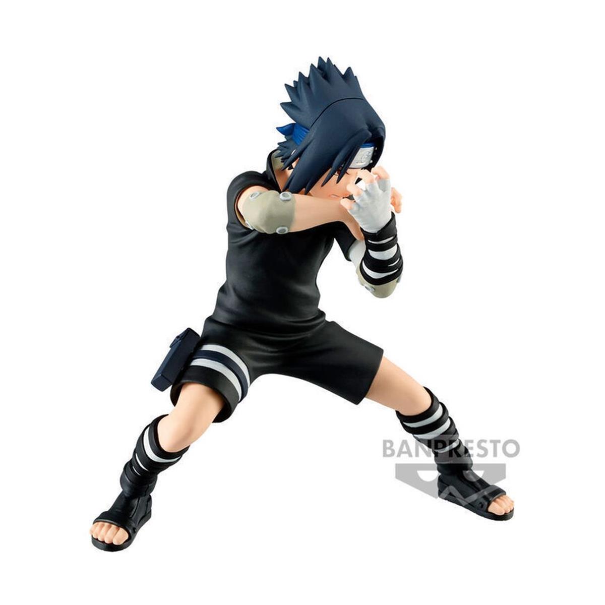 🌌🗡️ Banpresto Vibration Stars: Naruto – Uchiha Sasuke Statue (14cm)