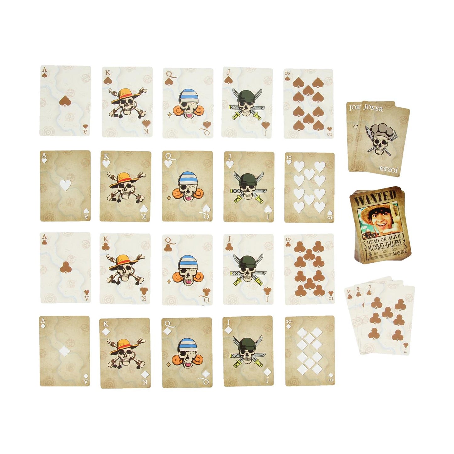 ♠️♥️ Paladone: One Piece - Playing Cards in Tin ♦️♣️