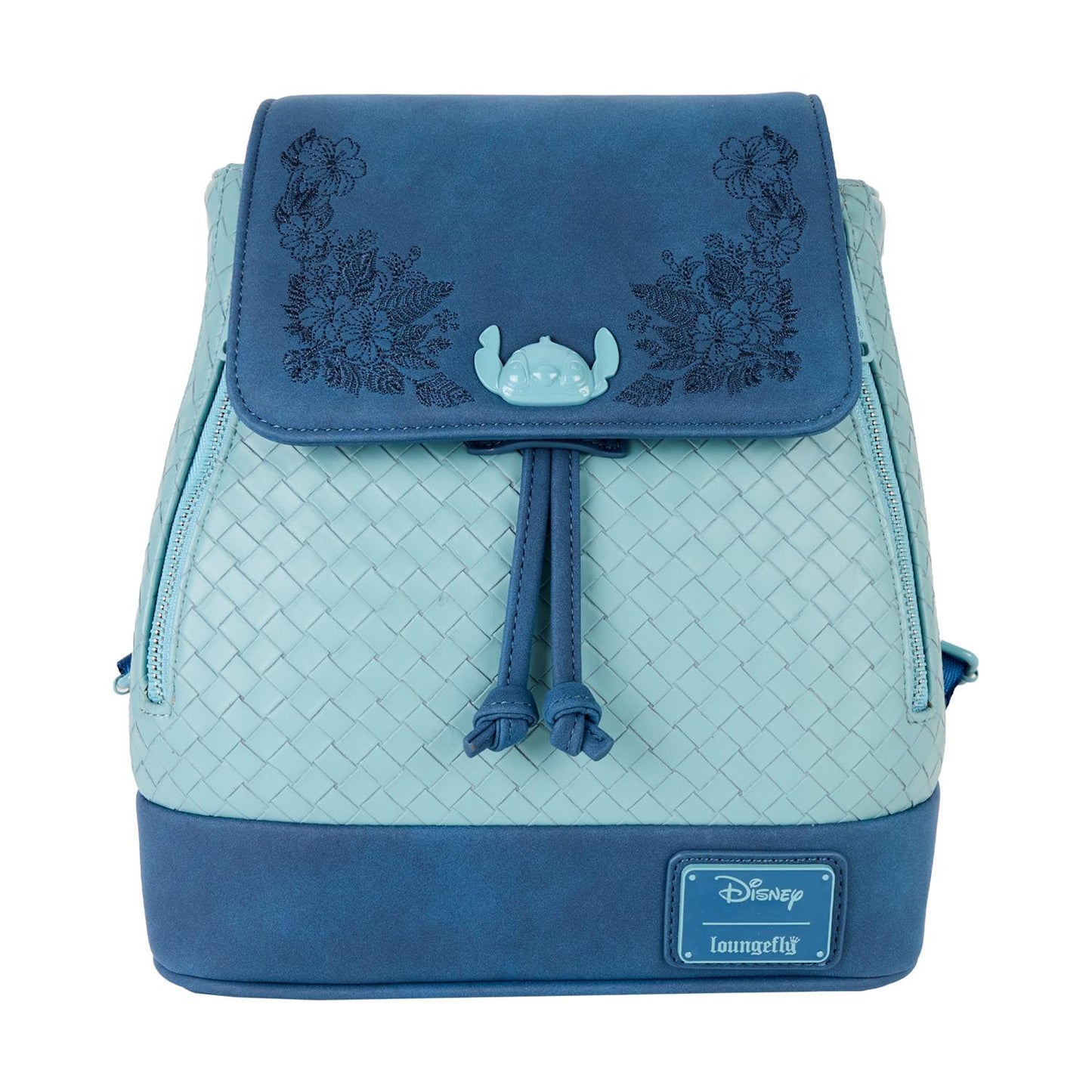 🌺💙 Loungefly Disney: Lilo & Stitch - Stitch Tropical Woven Mini Backpack 🎒