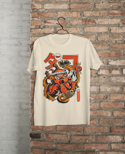 T-Shirt “Octopus Sensei” — Served Fresh, Hits Hard