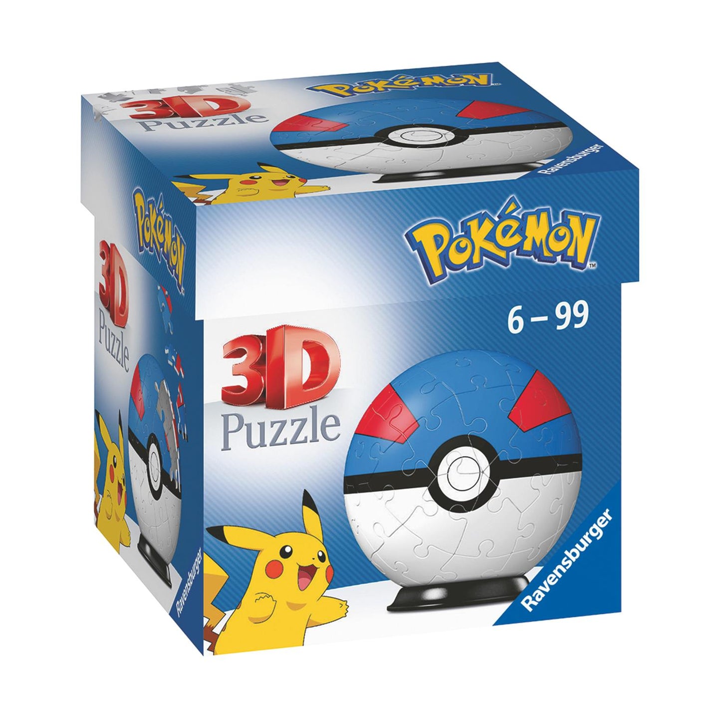 🧩 Ravensburger 3D Puzzle: Pokemon - Great Ball (55 pcs)