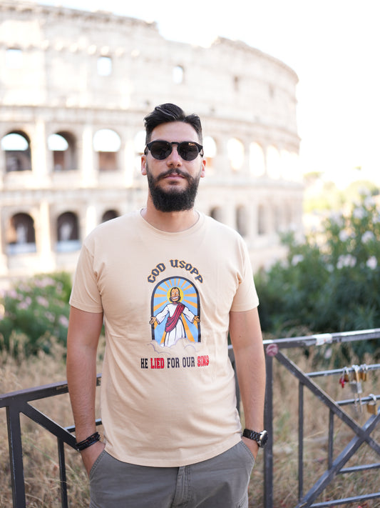 T-Shirt “God Usopp” — Divine Lies, Legendary Status