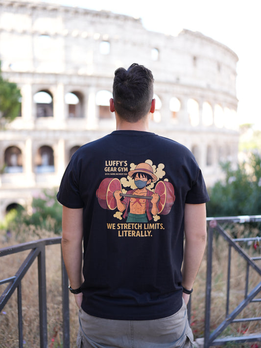T-Shirt "Luffy's Gear Gym" – Devil Gains in Every Sea