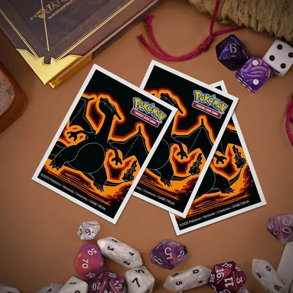 Ultra PRO Pokémon TCG – Charizard Neon Kanto 105ct APEX Deck Protector Sleeves (UK)