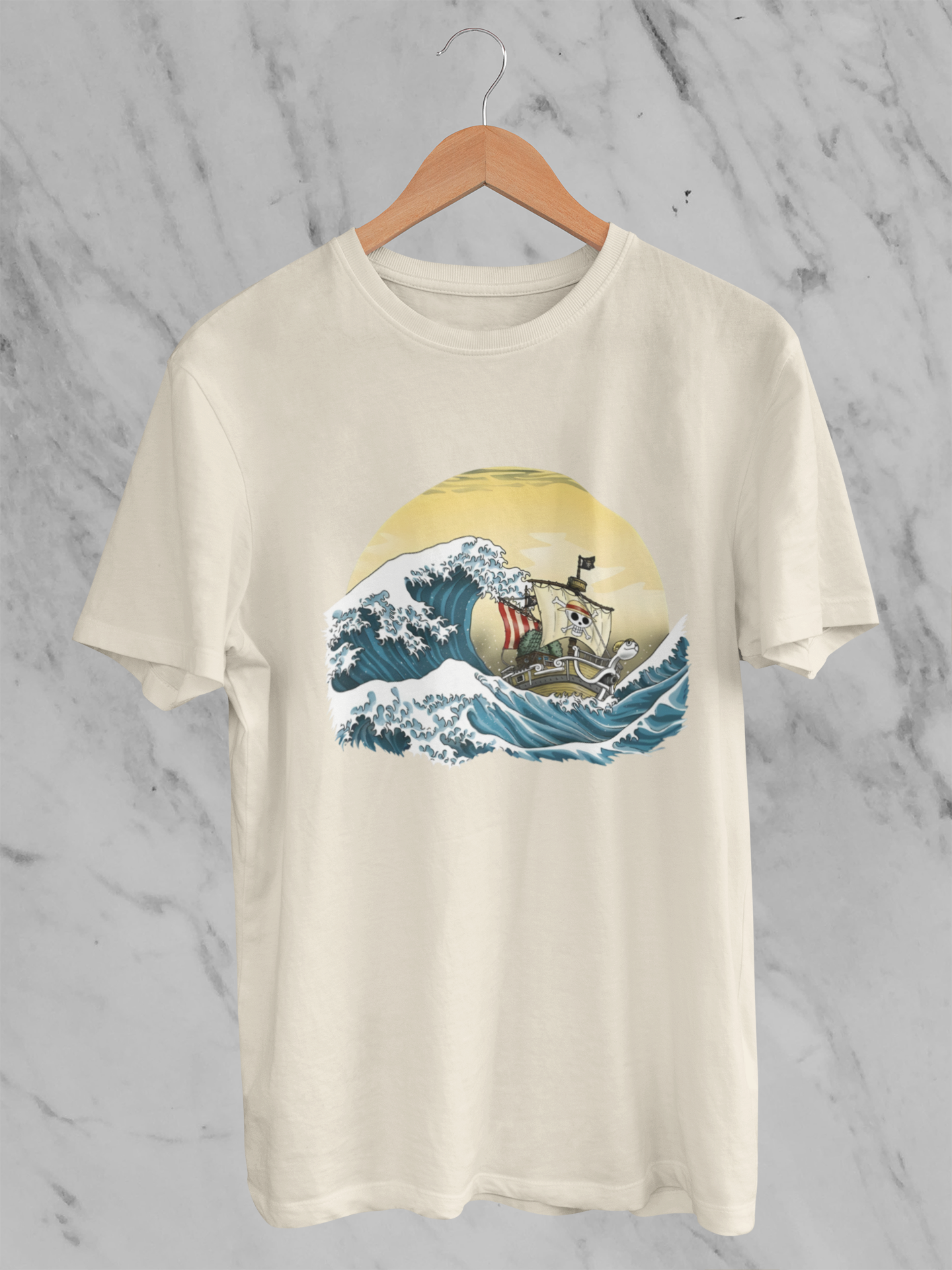 Μπλουζάκι Going Merry on the Big Wave — Sail Beyond Limits 🌊🏴☠️