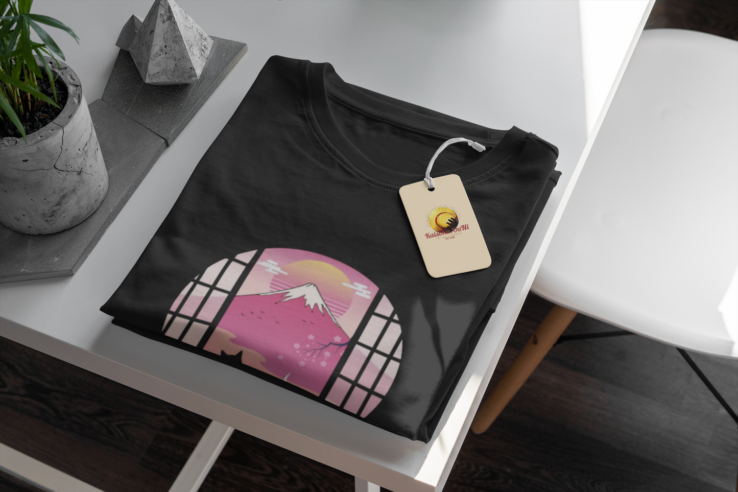 Anime T-Shirt - Kaisoku OuNi “Quiet Coffee in Kyoto”