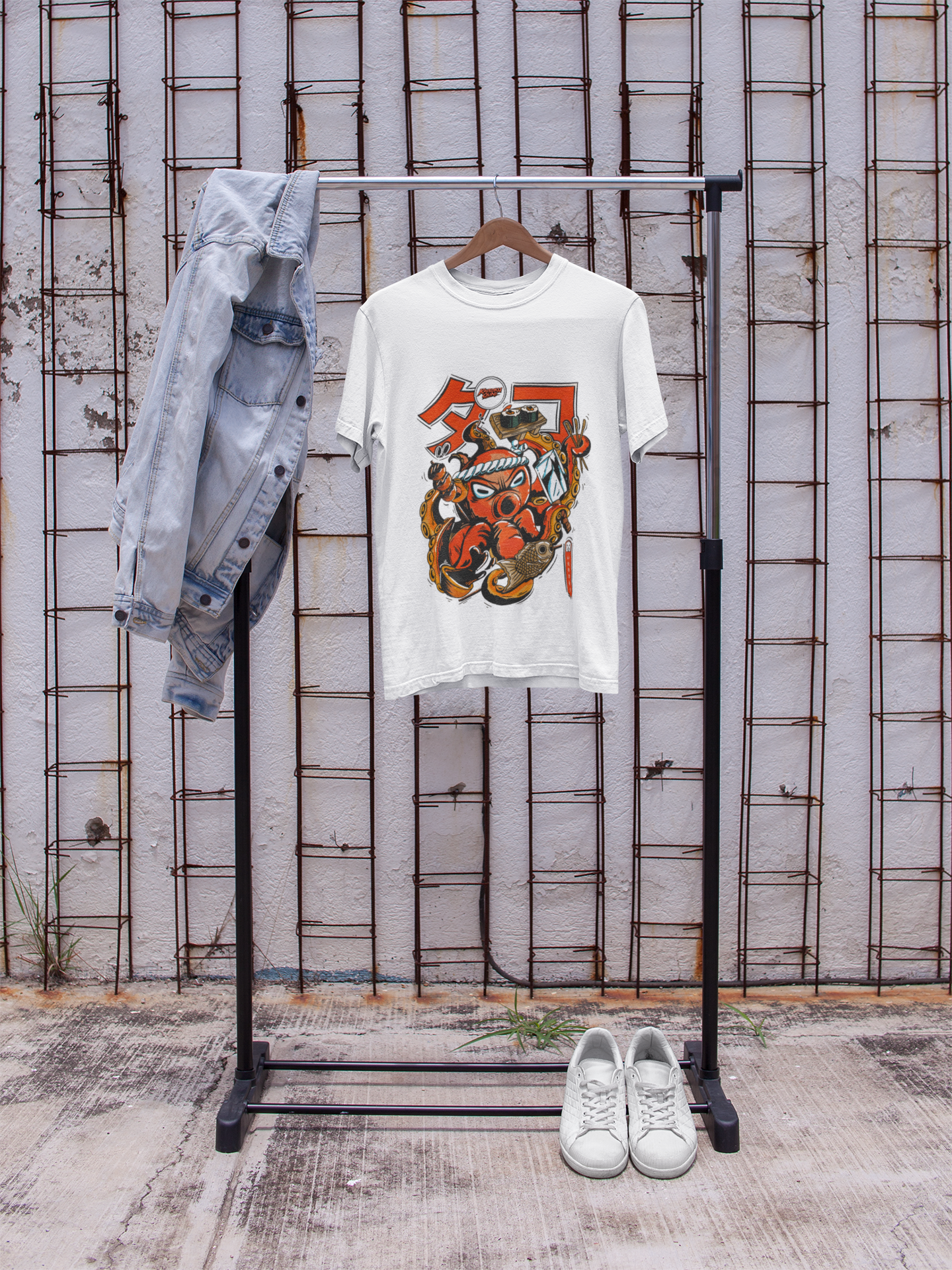 Μπλουζάκι “Octopus Sensei” — Σερβίρεται φρέσκο, χτυπάει δυνατά