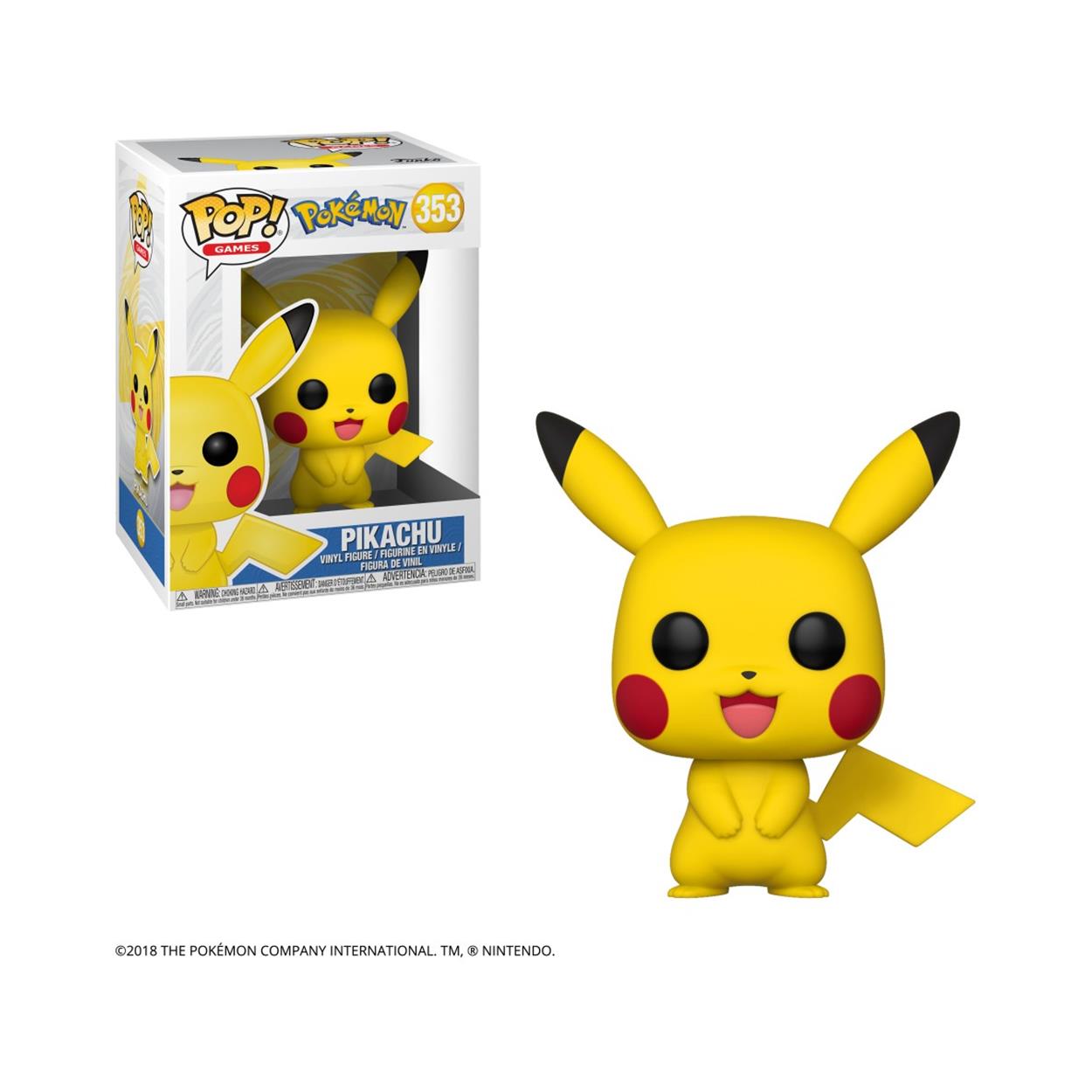 ⚡🐭 Funko Pop! Games: Pokémon – Pikachu #353 Vinyl Figure