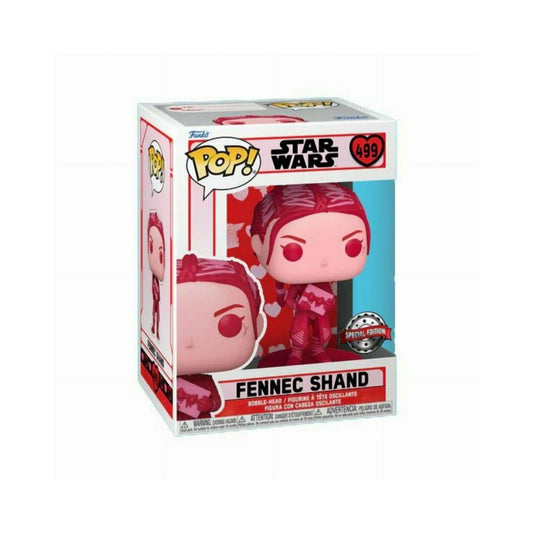 💝 Funko Pop! Star Wars: Valentines S2 – Fennec Shand (Special Edition) #499 Bobble-Head Vinyl Figure