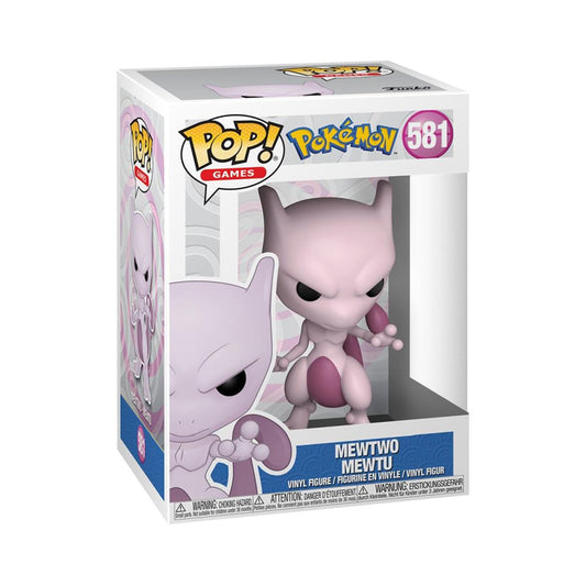 🔮🐱 Funko Pop! Games: Pokémon – Mewtwo #581 Vinyl Figure
