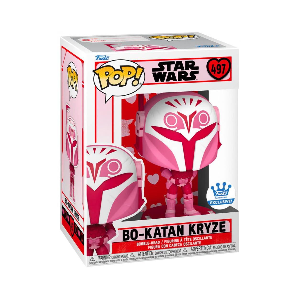 💝 Funko Pop! Disney Star Wars: Valentines S4 – Bo-Katan Kryze #497 Bobble-Head Vinyl Figure