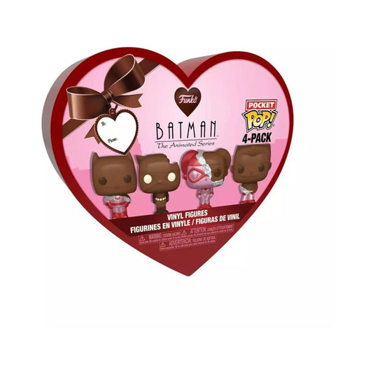 💝 Funko Pocket Pop! 4-Pack: DC Batman The Animated Series – Valentine’s Box Vinyl Figures