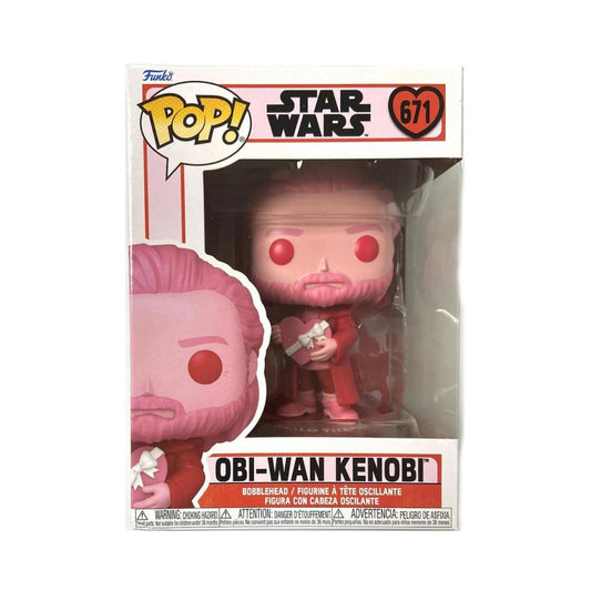 💝 Funko Pop! Disney Star Wars: Valentines S4 – Obi-Wan Kenobi #671 Bobble-Head Vinyl Figure