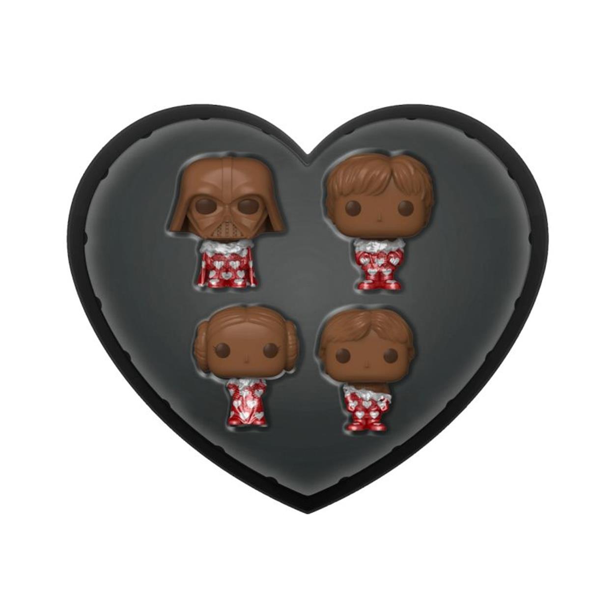 💝 Funko Pocket Pop! 4-Pack: Disney Star Wars – Chocolate Valentine’s Box Vinyl Figures