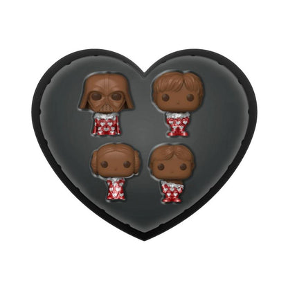 💝 Funko Pocket Pop! 4-Pack: Disney Star Wars – Chocolate Valentine’s Box Vinyl Figures
