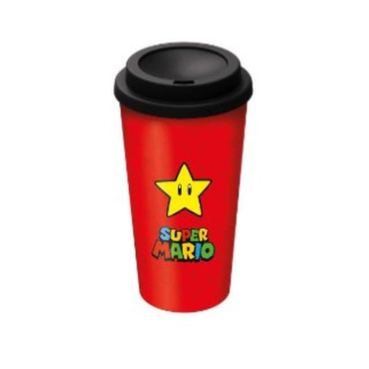 Stor: Super Mario - Large Coffee Tumbler (520ml) ☕⭐🍄