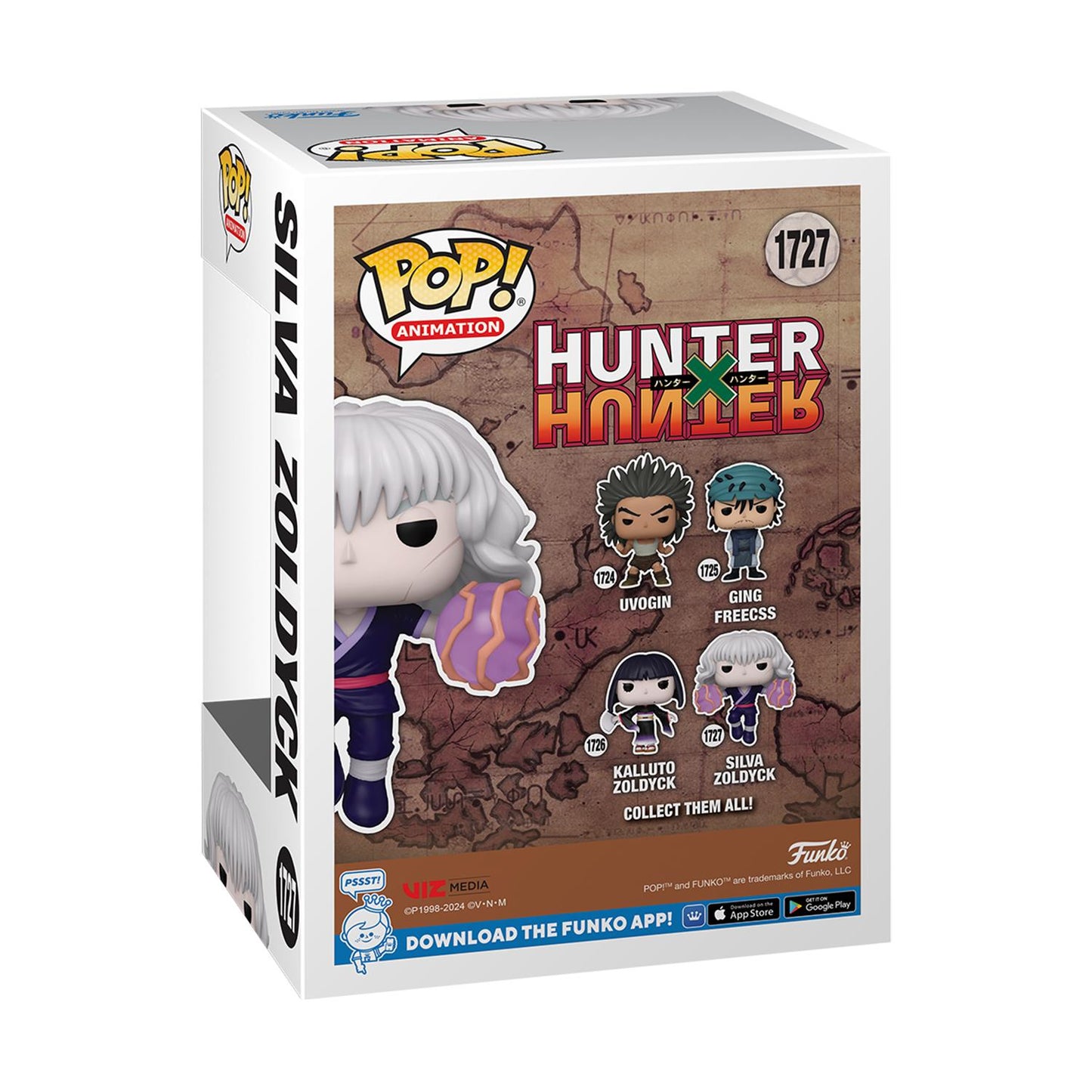 ⚔️🖤 Funko Pop! Animation: Hunter x Hunter – Silva Zoldyck #1727 Vinyl Figure