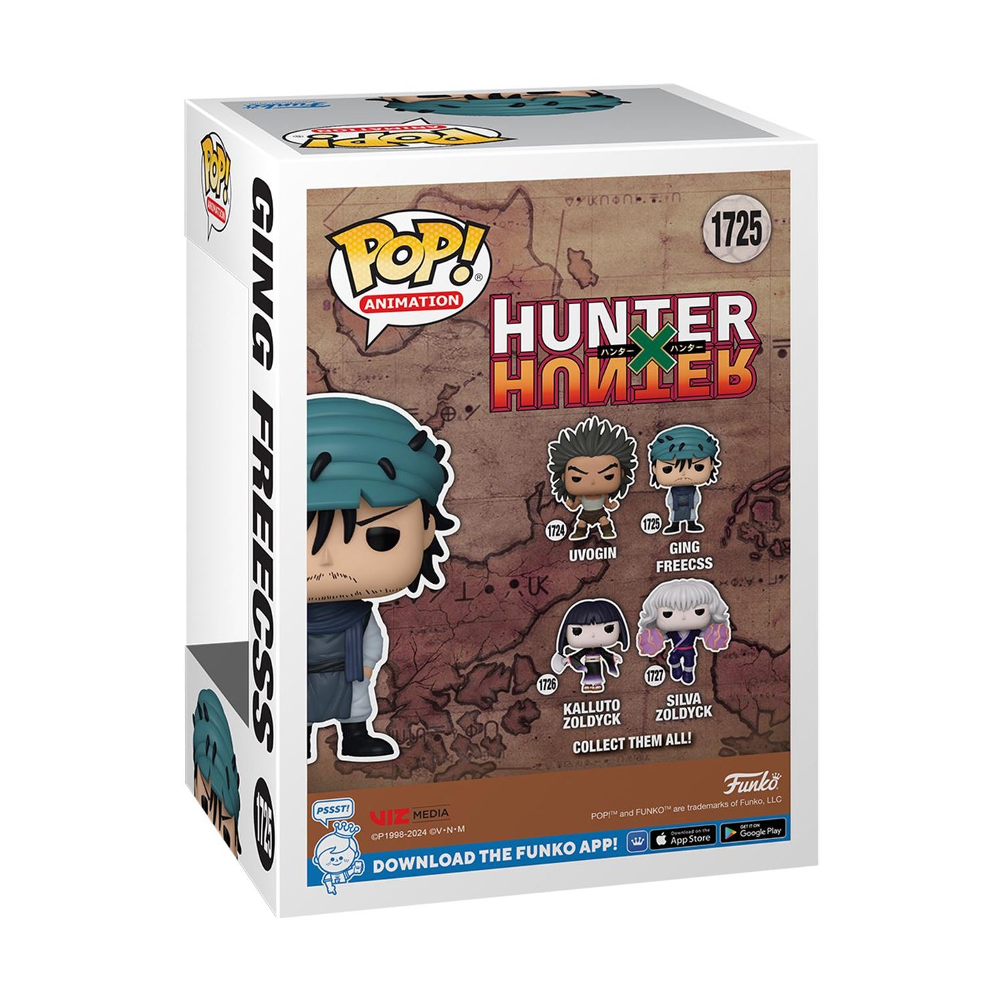 🌍🧢 Funko Pop! Animation: Hunter x Hunter – Ging Freecss #1725 Vinyl Figure