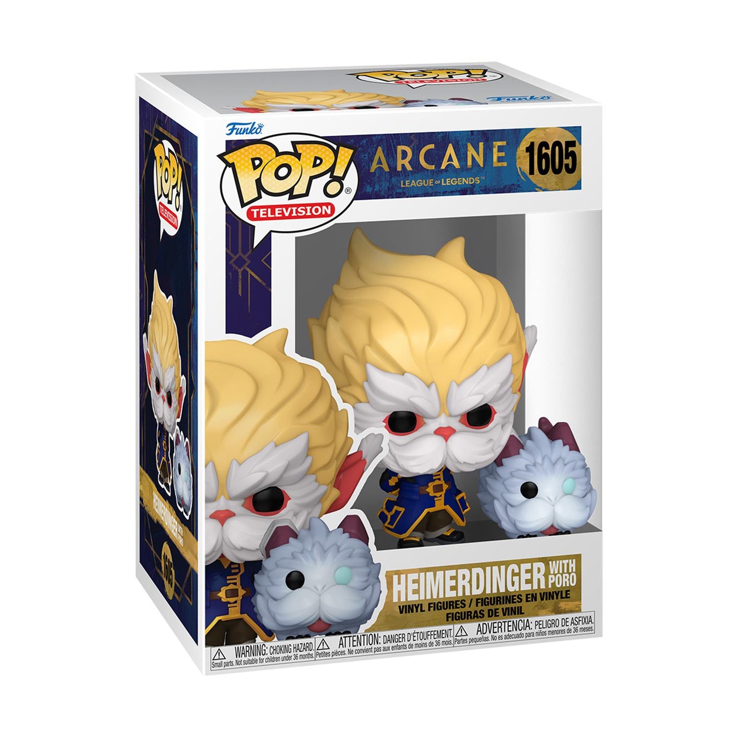 Funko Pop! Arcane LoL S1 — Heimerdinger with Poro #1605