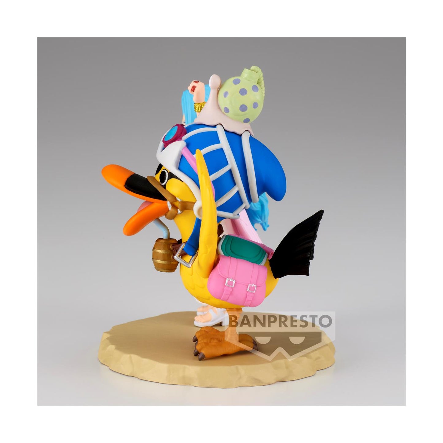 💙🐤Banpresto WCF Log Stories: One Piece – Nefeltari Vivi & Karoo Statue (7cm)