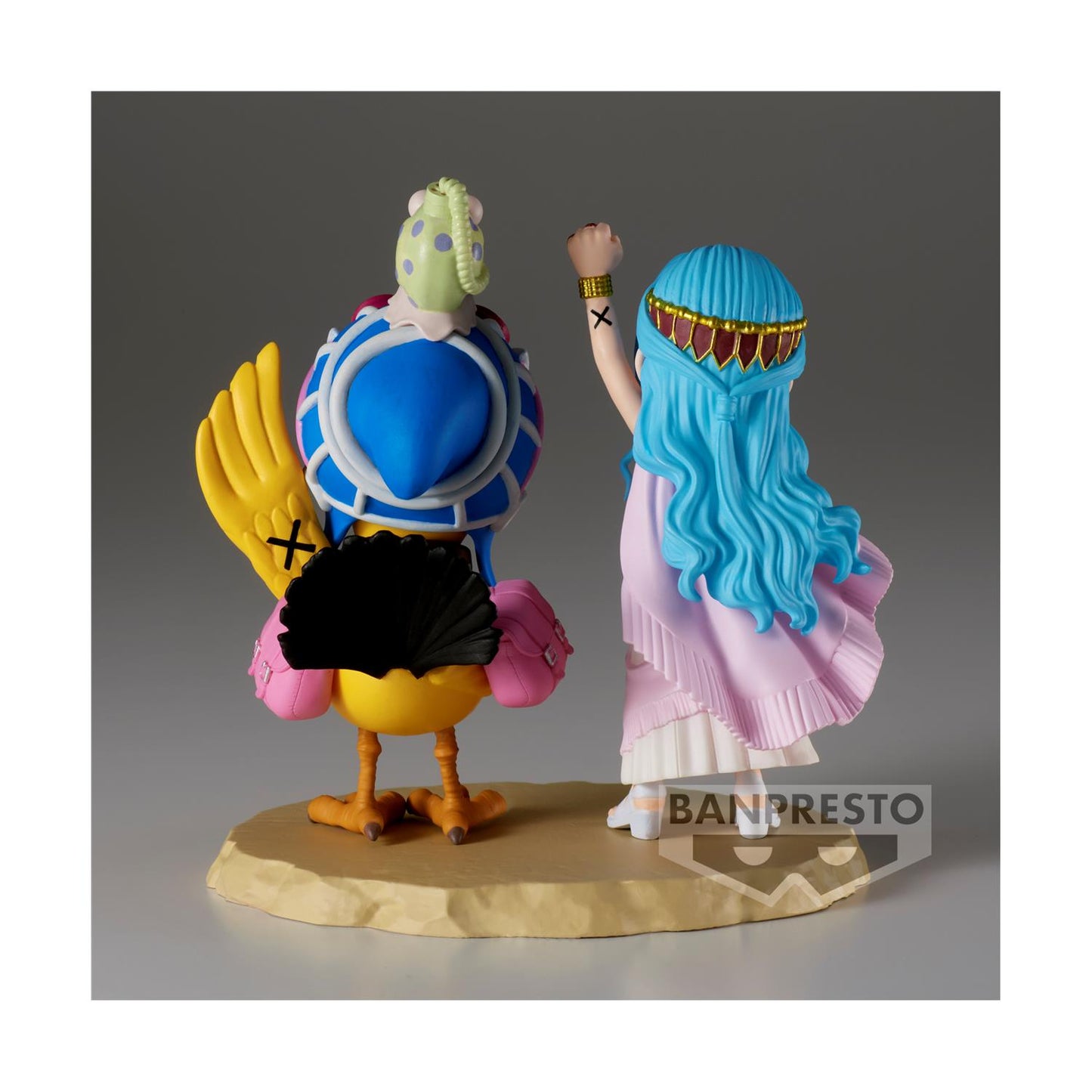 💙🐤Banpresto WCF Log Stories: One Piece – Nefeltari Vivi & Karoo Statue (7cm)