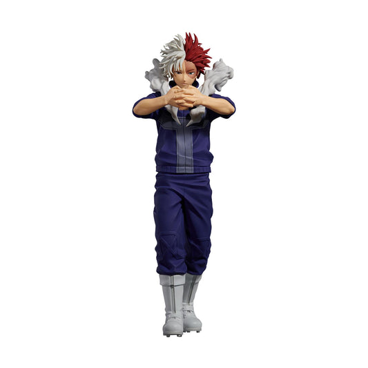 🔥❄️ Banpresto The Amazing Heroes DX: My Hero Academia - Shoto Todoroki Statue (21cm)