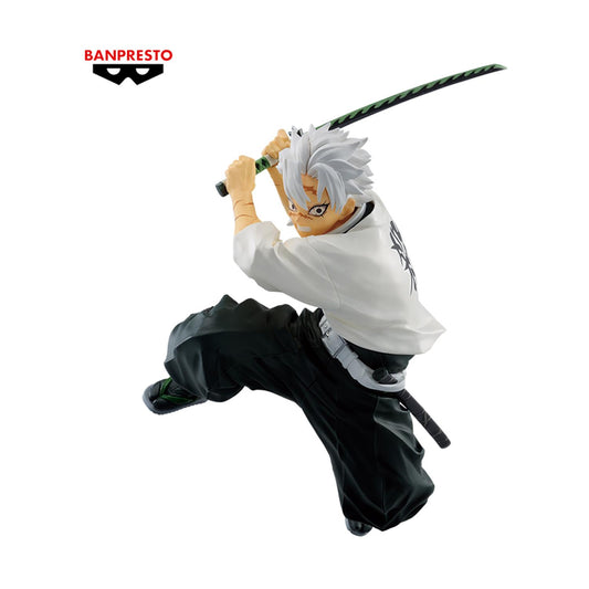 🌀⚔️ Banpresto Vibration Stars: Demon Slayer – Sanemi Shinazugawa Statue (14cm)