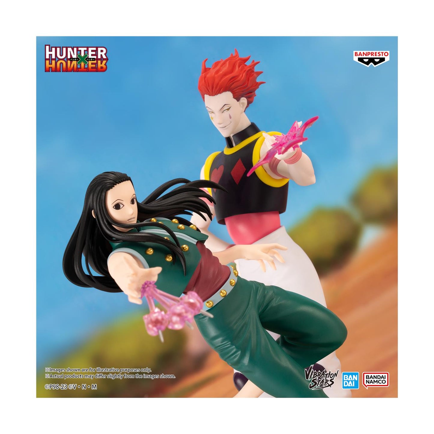 🧵⚔️ Banpresto Hunter x Hunter: Vibration Stars – Illumi Zoldyck Statue (17cm)
