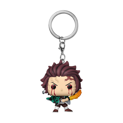 ⚡🔥✨ Funko Pocket Pop! : Demon Slayer - Tanjiro Kamado (Sun Breathing) Vinyl Figure Keychain 🔑