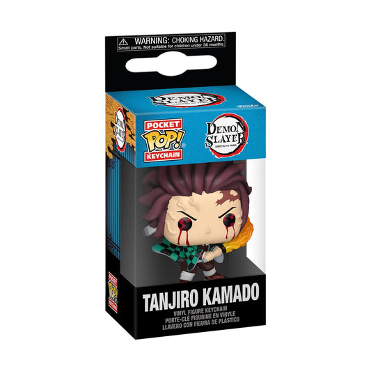 ⚡🔥✨ Funko Pocket Pop! : Demon Slayer - Tanjiro Kamado (Sun Breathing) Vinyl Figure Keychain 🔑