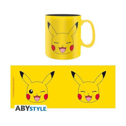☕⚡ Abysse Pokémon – Pikachu Face Mug (460ml)