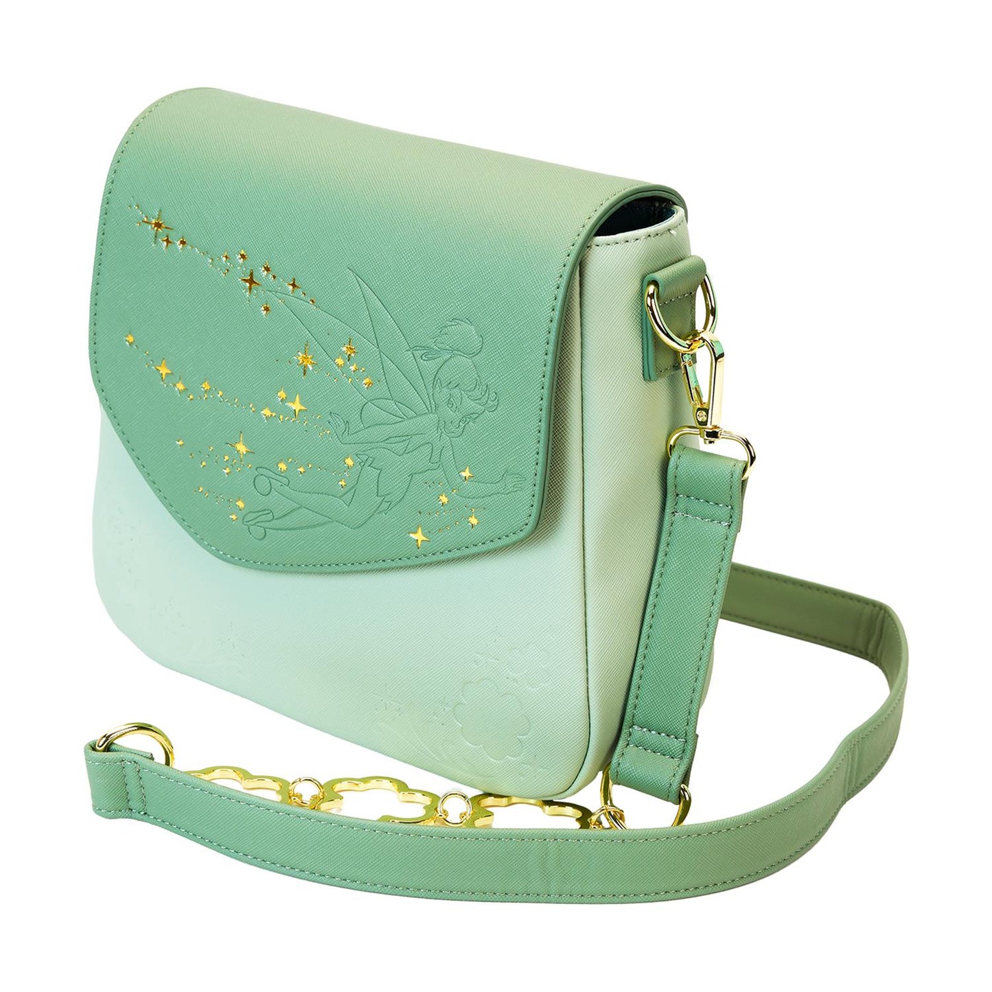 ✨🧚‍♀️ Loungefly Disney: Tinker Bell - 4-Leaf Clover Crossbody Bag 🍀