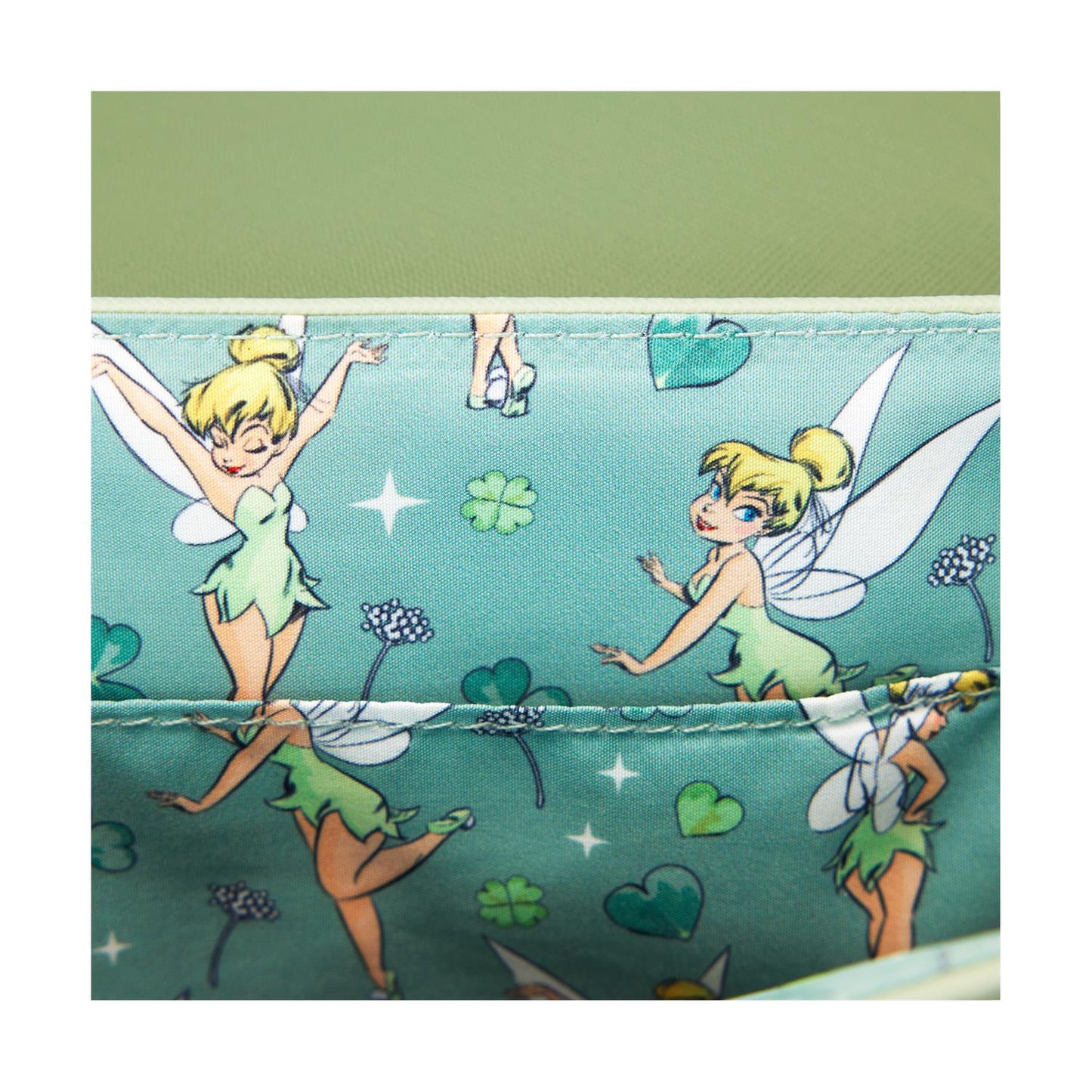 ✨🧚‍♀️ Loungefly Disney: Tinker Bell - 4-Leaf Clover Crossbody Bag 🍀