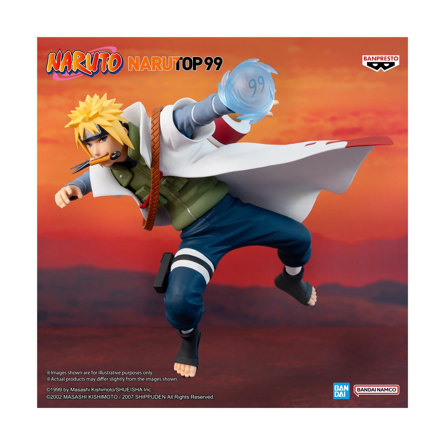 ⚡🔥 Banpresto Naruto: Narutop99 – Namikaze Minato Statue (15cm)