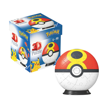 🧩 Ravensburger 3D Puzzle – 🎃🎃🎃Pokémon Repeat Ball (55 Pieces)