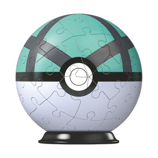 🎃🎃🎃🧩 Ravensburger 3D Puzzle – Pokémon Net Ball (55 Pieces)