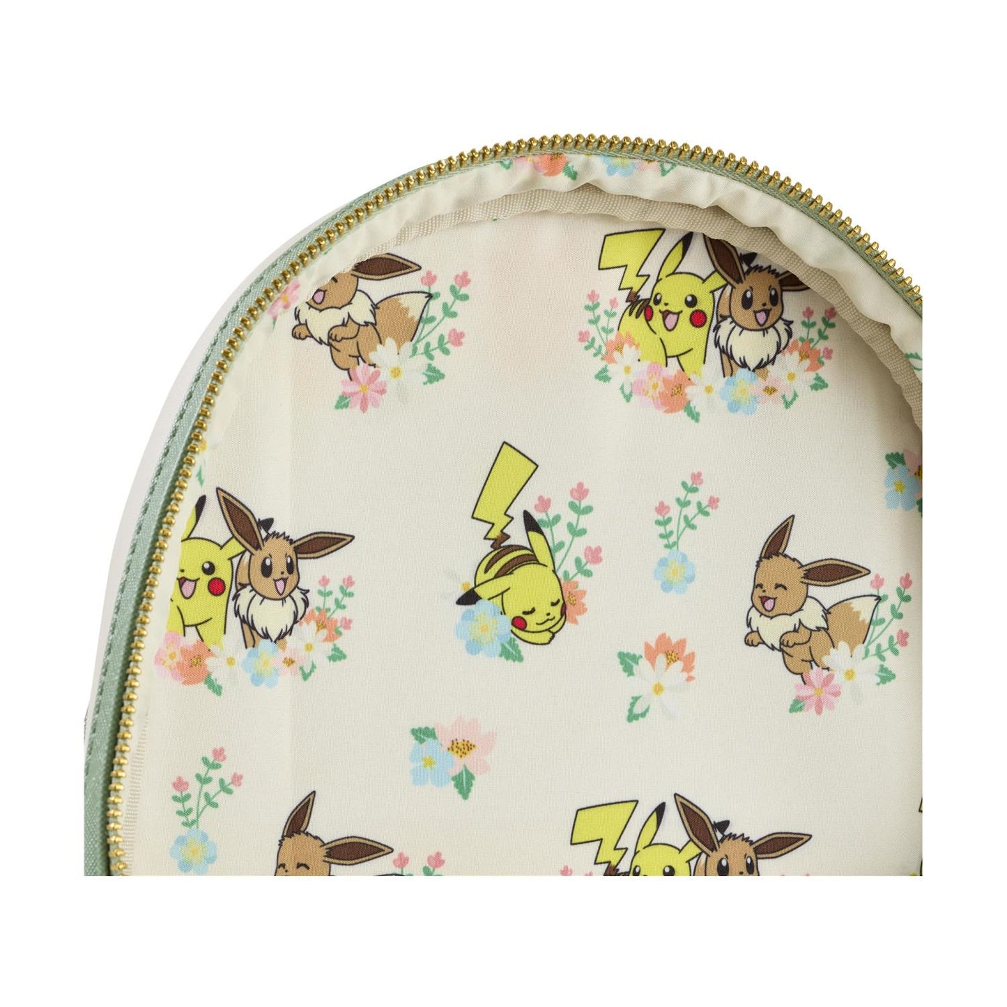 Loungefly Pokemon: Pikachu & Eevee Floral Mini Backpack