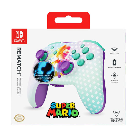 Nintendo Switch Rematch Ασύρματο Χειριστήριο Super Mario Glow in the Dark - Turtle Beach