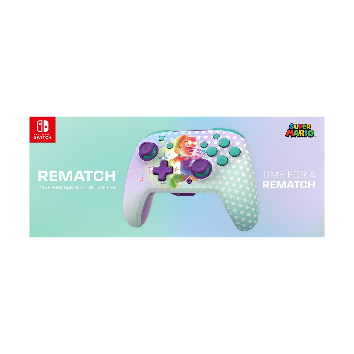 Nintendo Switch Rematch Wireless Controller Super Mario Glow in the Dark - Turtle Beach