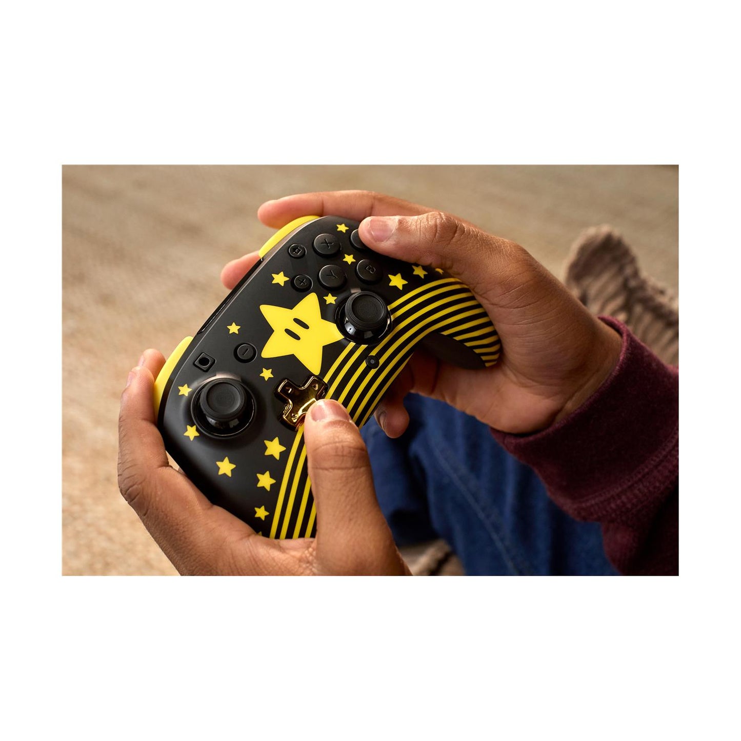 Nintendo Switch Rematch Wireless Controller Super Mario Super Star Glow in the Dark - Turtle Beach