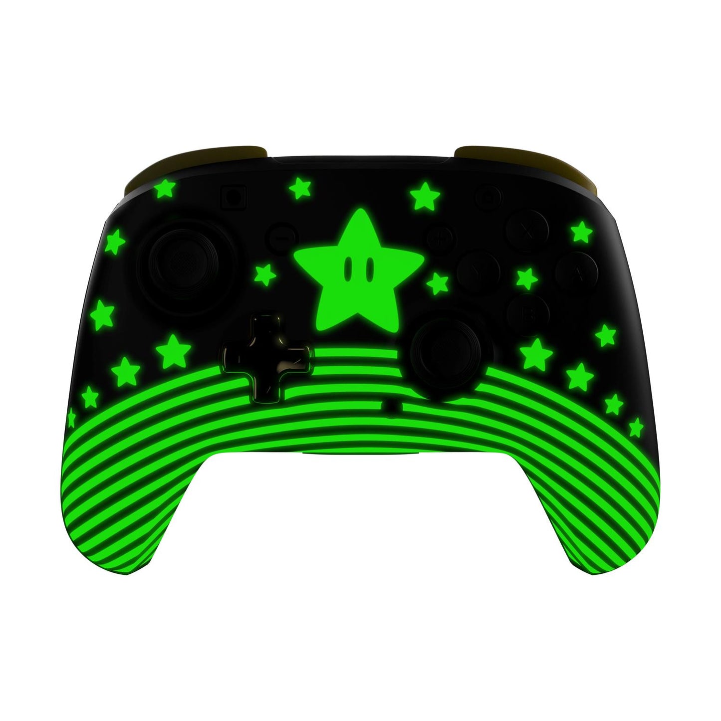 Nintendo Switch Rematch Wireless Controller Super Mario Super Star Glow in the Dark - Turtle Beach