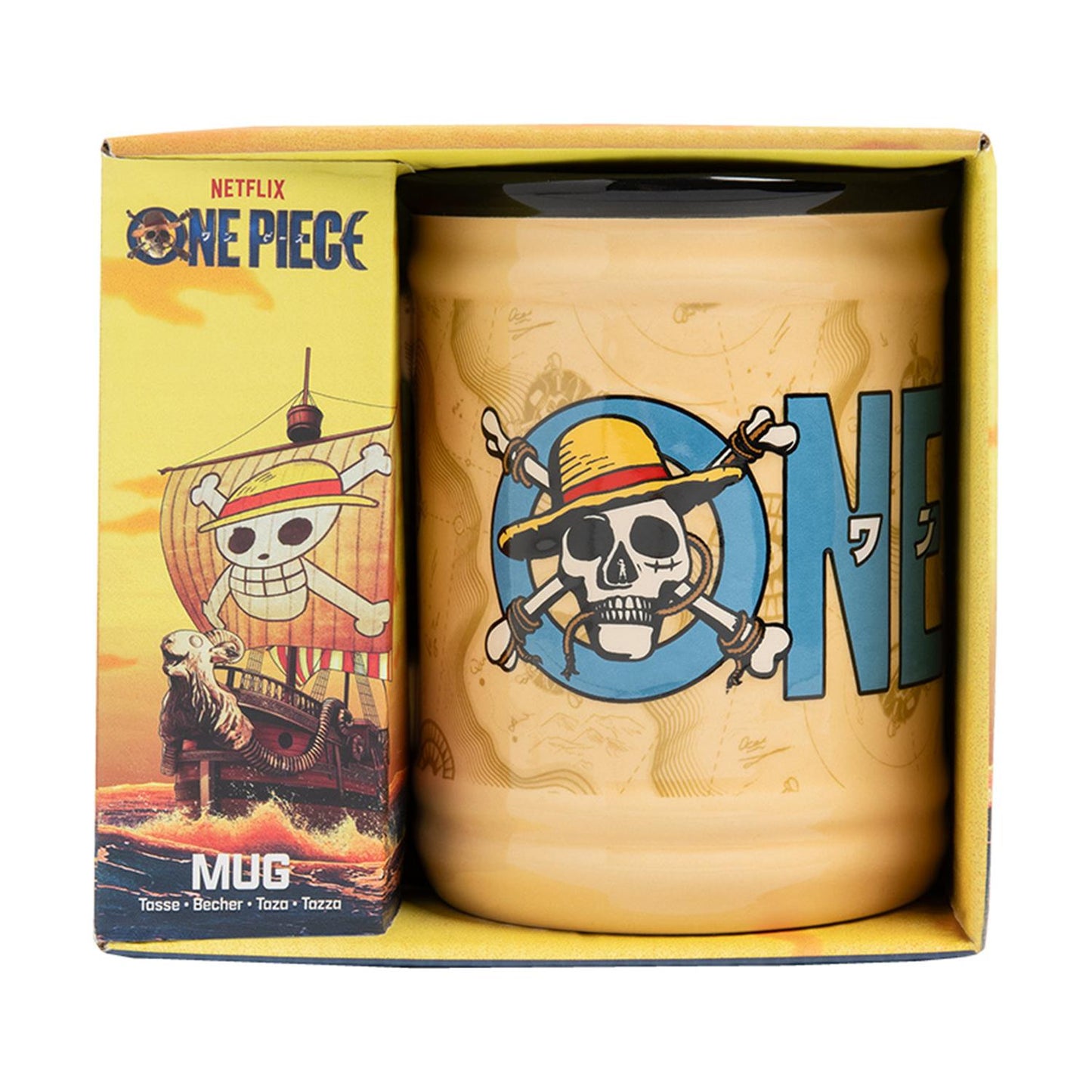 Paladone: One Piece - Jolly Roger Shaped Mug