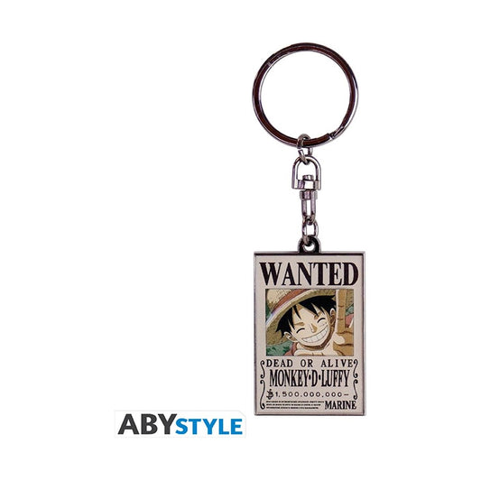 ⚡Abysse: One Piece – Wanted Luffy Keychain🔑