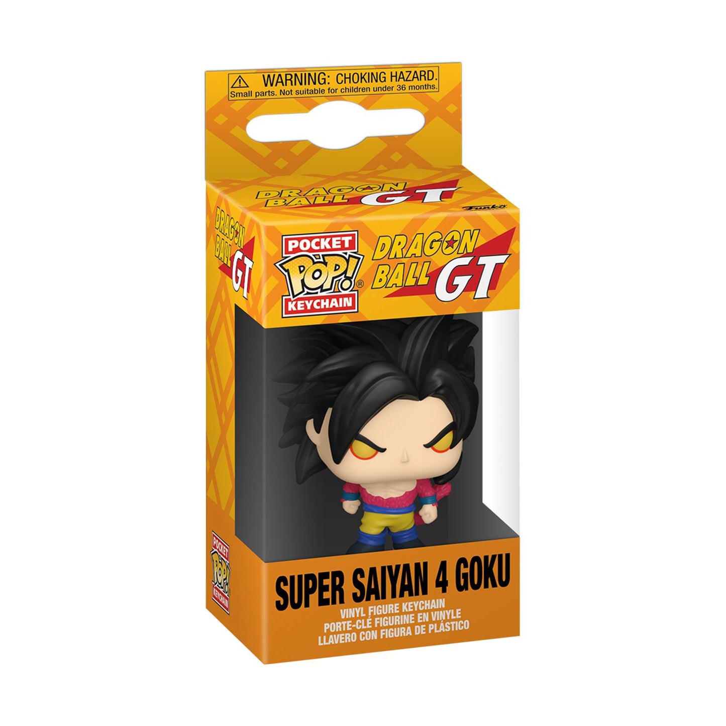 ⚡Funko Pocket Pop!: Dragon Ball GT - Super Saiyan 4 Goku Vinyl Figure Keychain🔑