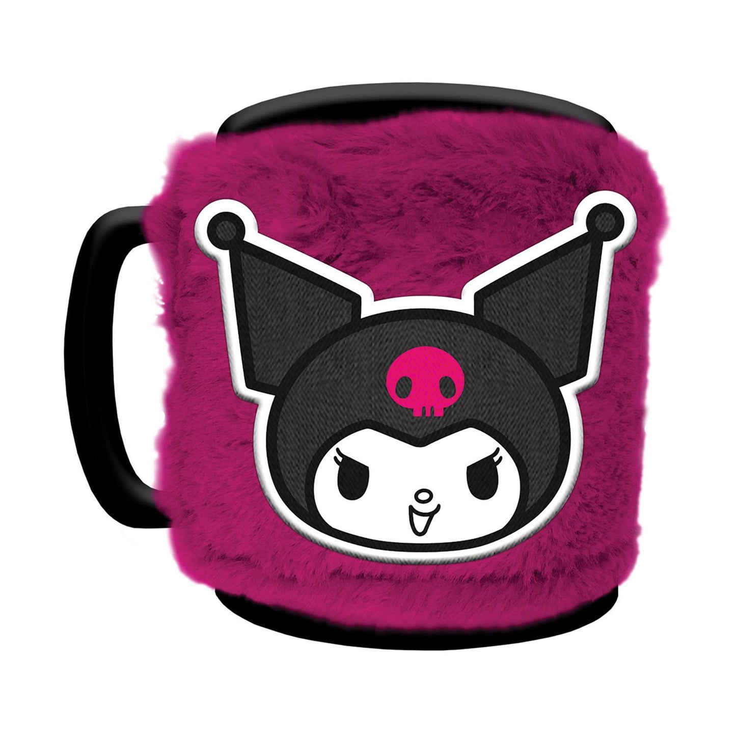 😈💜 Pyramid Sanrio: Kuromi — Cheeky Punky Fuzzy Mug ☕✨