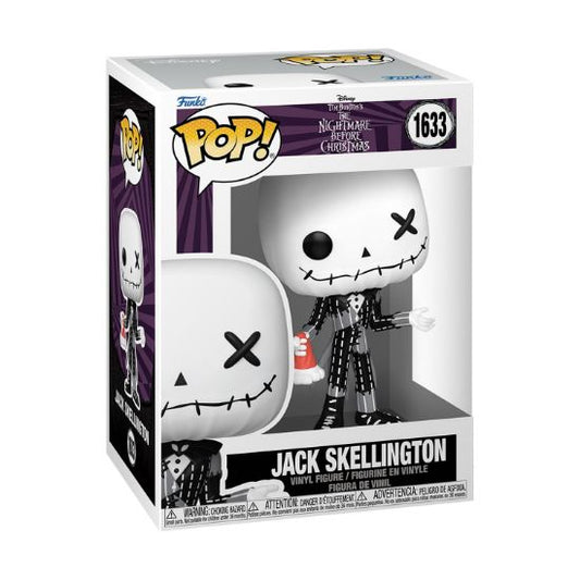 🎄💀 Funko Pop! Disney: The Nightmare Before Christmas (Patchwork) – Jack Skellington #1633 Vinyl Figure
