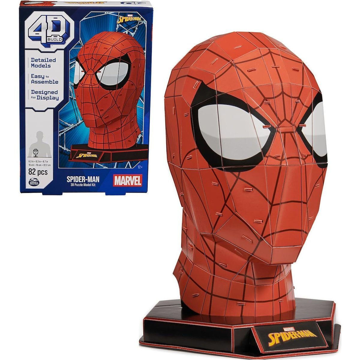 Spin Master Marvel – Spider-Man 4D Build 3D Puzzle Model Kit