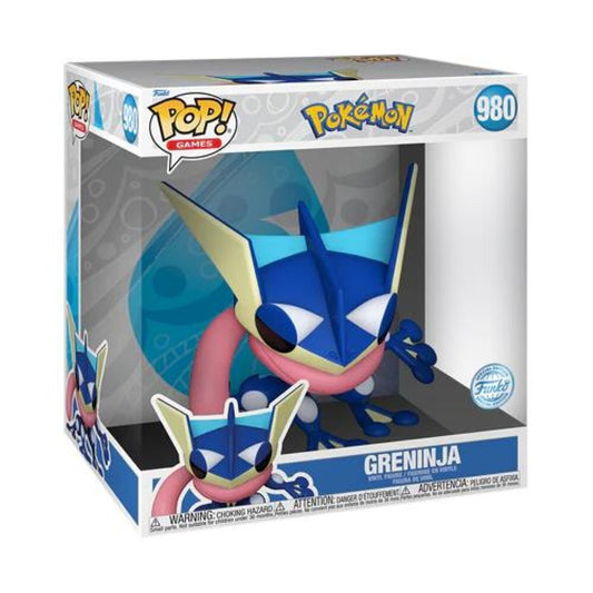 💧🐸 Funko Pop! Jumbo: Pokémon – Greninja #980 (Special Edition) Vinyl Figure
