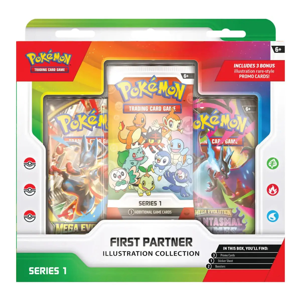 Pokemon Mega Evolution First Partner Illustration Collection Series 1 (EN)